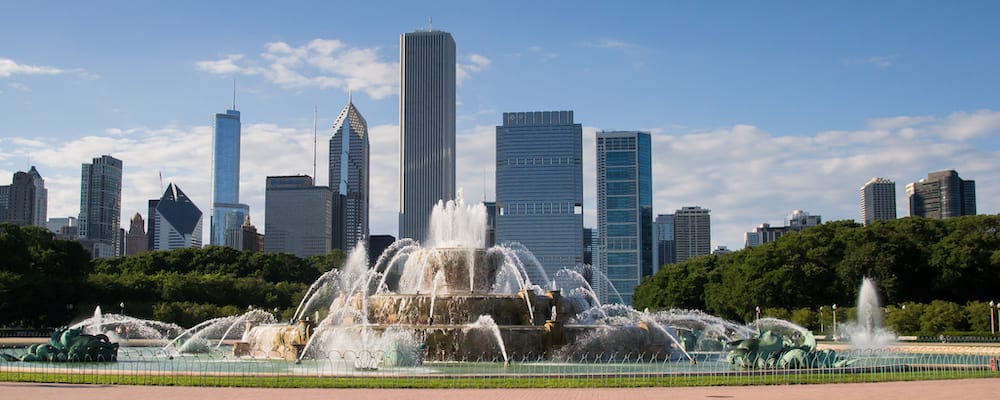 Clarence Buckingham Memorial Fountrain in Grant Park, Chicago